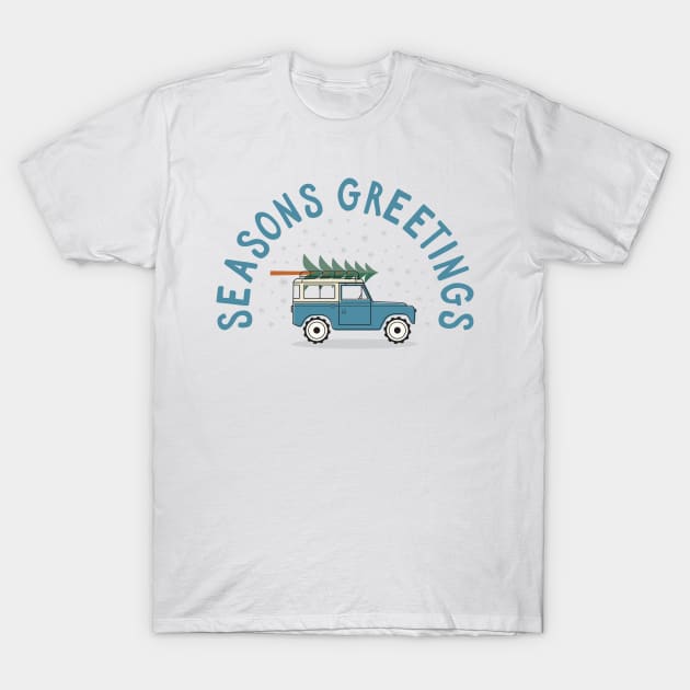 Seasons Greetings T-Shirt by cabinsupply